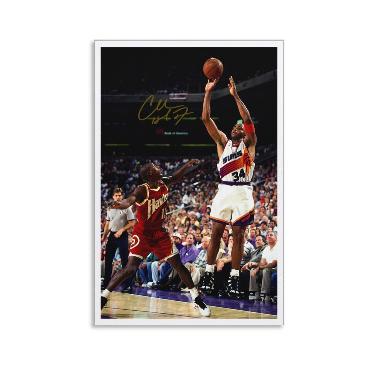 Amazon.com: JUNXITING Charles Barkley Poster Basketball Superstar
